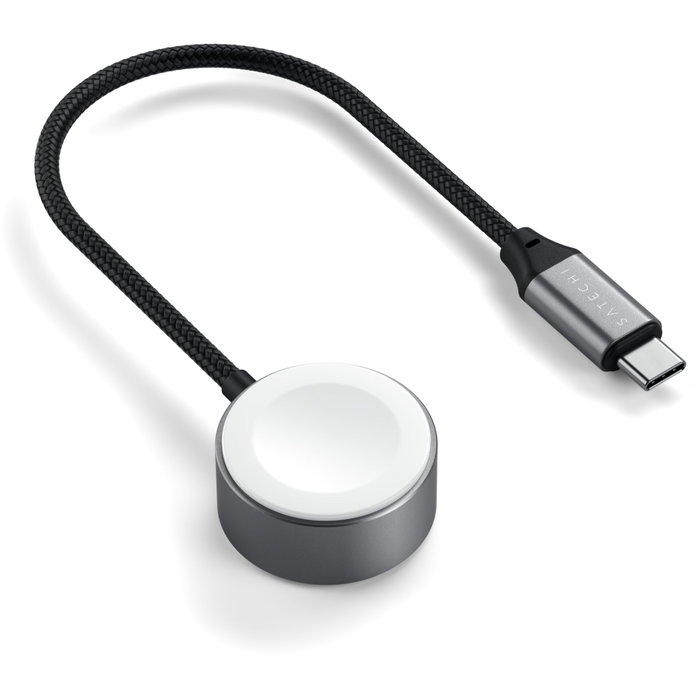 Satechi Cable de Carga Rápida Magnética USB-C para Apple Watch Blanco / Gris Satechi Cable de Carga Rápida Magnética USB-C para Apple Watch Blanco / Gris