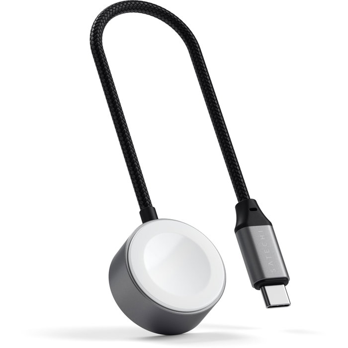 Satechi Cable de Carga Rápida Magnética USB-C para Apple Watch Blanco / Gris Satechi Cable de Carga Rápida Magnética USB-C para Apple Watch Blanco / Gris