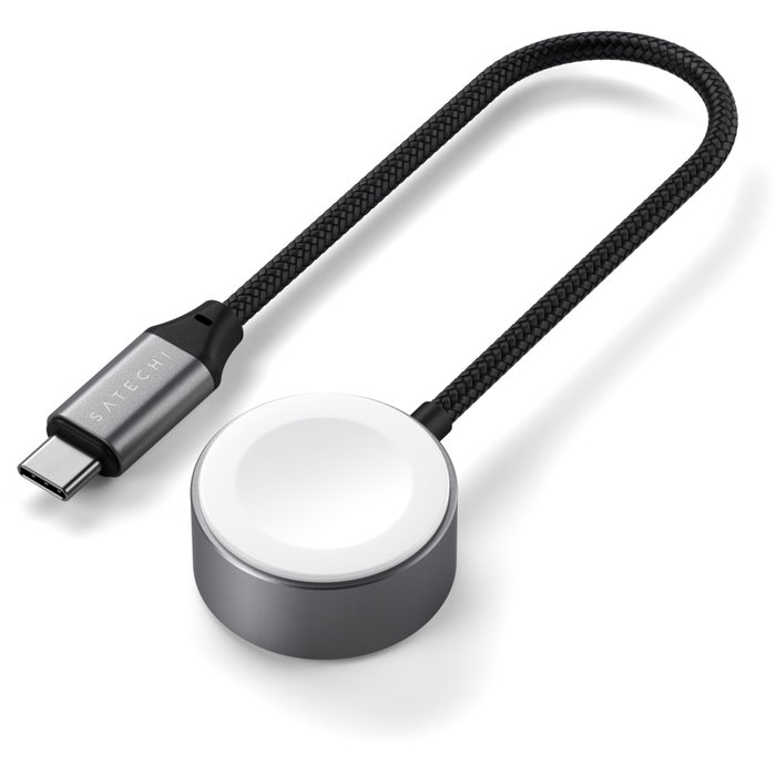 Satechi Cable de Carga Rápida Magnética USB-C para Apple Watch Blanco / Gris Satechi Cable de Carga Rápida Magnética USB-C para Apple Watch Blanco / Gris