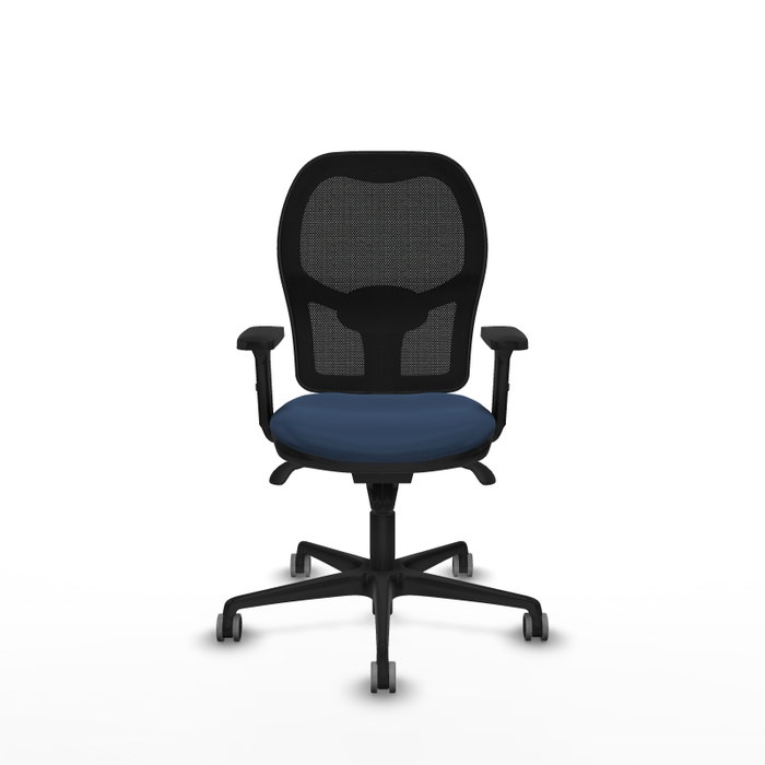PIQUERAS Y CRESPO Silla de oficina Jorquera Azul marino y Negro