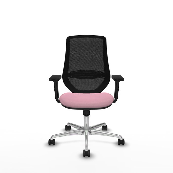 PIQUERAS Y CRESPO Silla de oficina Mardos con mecanismo Sincro, Rosa y Negro PIQUERAS Y CRESPO Silla de oficina Mardos con mecanismo Sincro, Rosa y Negro
