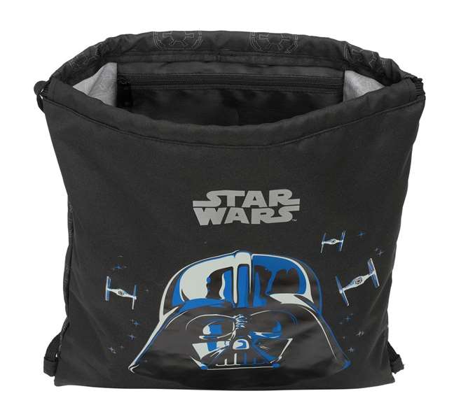 Bolsa Mochila con Cuerdas Star Wars Rebellion Negro 35 x 40 x 1 cm