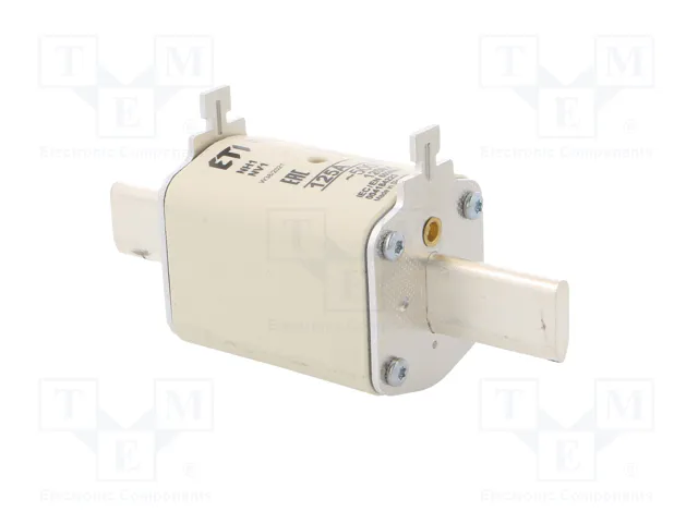 ETI POLAM Fusible NH1 de Cartucho Cerámico Industrial 125A 500VAC ETI POLAM Fusible NH1 de Cartucho Cerámico Industrial 125A 500VAC
