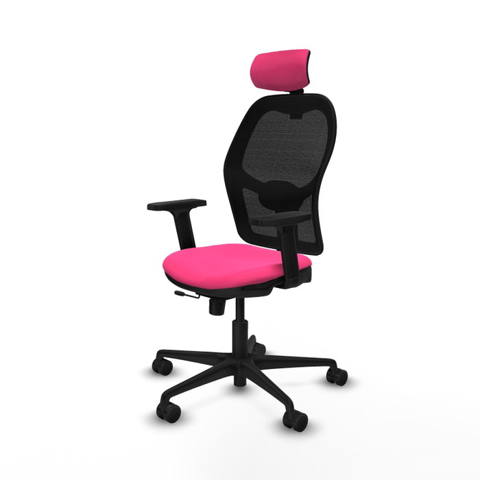 PIQUERAS Y CRESPO Silla de oficina Jorquera Rosa y Negro PIQUERAS Y CRESPO Silla de oficina Jorquera Rosa y Negro