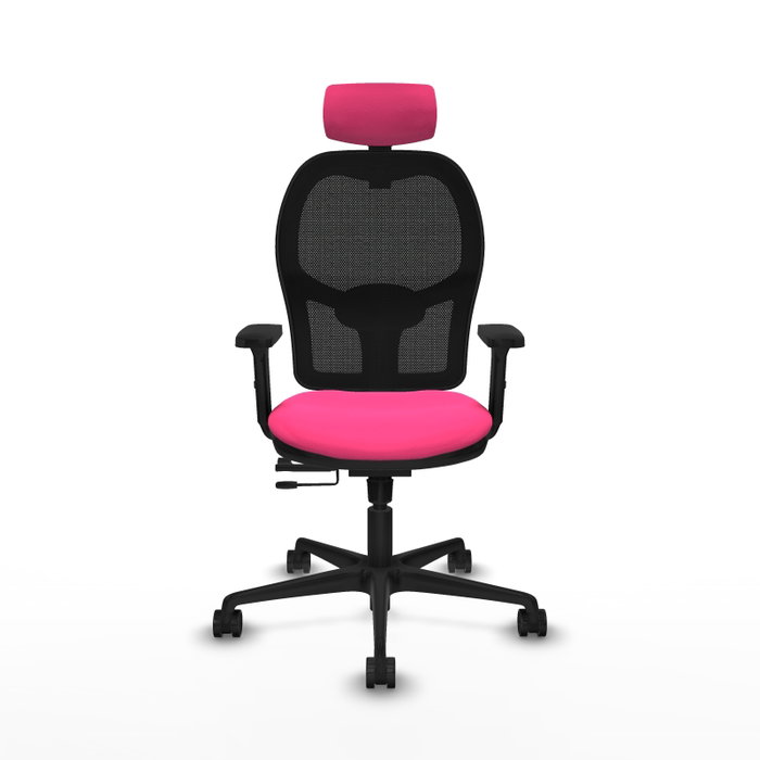 PIQUERAS Y CRESPO Silla de oficina Jorquera Rosa y Negro PIQUERAS Y CRESPO Silla de oficina Jorquera Rosa y Negro