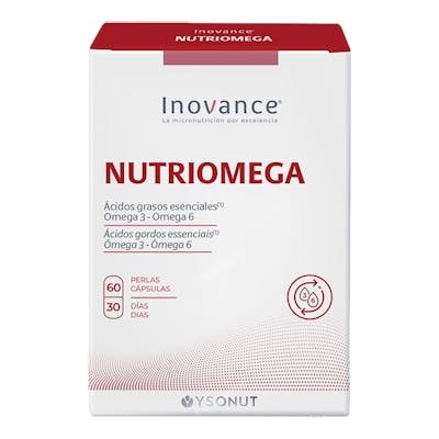 INOVANCE Nutriomega 60 Cápsulas | Omega 3 EPA DHA, Omega 6, Aceite de Pescado y Camelina para el Sistema Cardiovascular INOVANCE Nutriomega 60 Cápsulas | Omega 3 EPA DHA, Omega 6, Aceite de Pescado y Camelina para el Sistema Cardiovascular