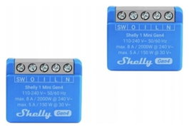 Shelly 1 Mini Gen4 Pack de 2