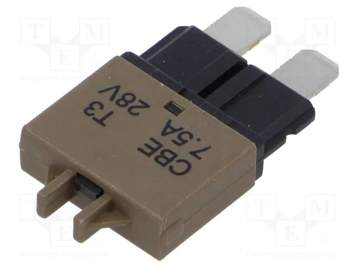 ESKA Fusible Térmico de Coche 7,5A 28VDC 20,5mm ESKA Fusible Térmico de Coche 7,5A 28VDC 20,5mm