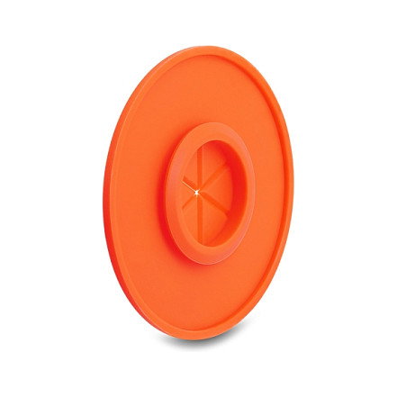 DeLOCK 91412 Pasacables de silicona redondo Ø 65 mm blanco/naranja