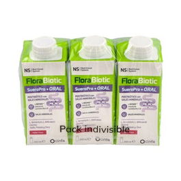 NS Florabiotic Sueropro+ Sabor Fresa 3 x 200 ml