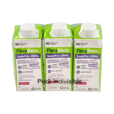 NS Florabiotic Sueropro+ Sabor Fresa 3 x 200 ml NS Florabiotic Sueropro+ Sabor Fresa 3 x 200 ml