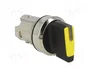 SIEMENS Interruptor Rotativo 22mm Amarillo 1 Posición Estable
