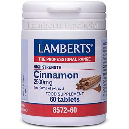 LAMBERTS Canela 2500mg 60 Tabletas