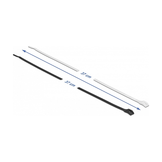 DeLOCK Bridas para cables con cabeza plana 370 x 3,6 mm, 100 piezas DeLOCK Bridas para cables con cabeza plana 370 x 3,6 mm, 100 piezas