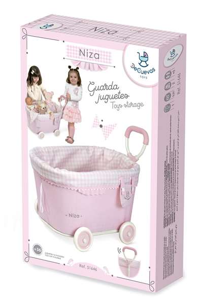 Decuevas Guarda juguetes 55x46x37 cm