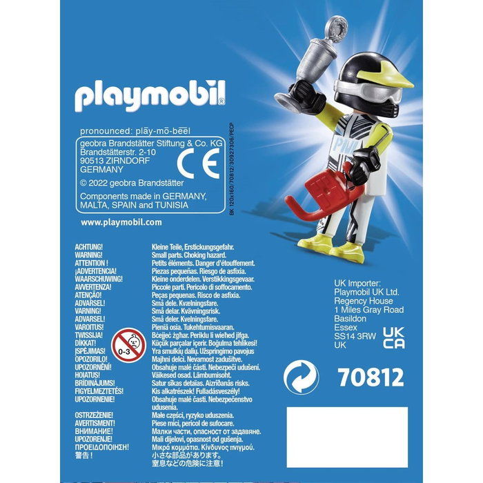 Playmobil Figura Piloto de Carreras 70812 Multicolor