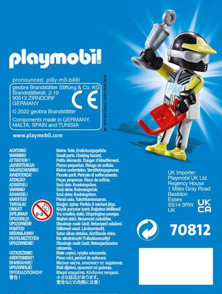 Playmobil Figura Piloto de Carreras Friends