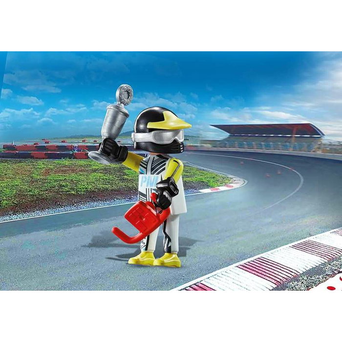 Playmobil Figura Piloto de Carreras 70812 Multicolor