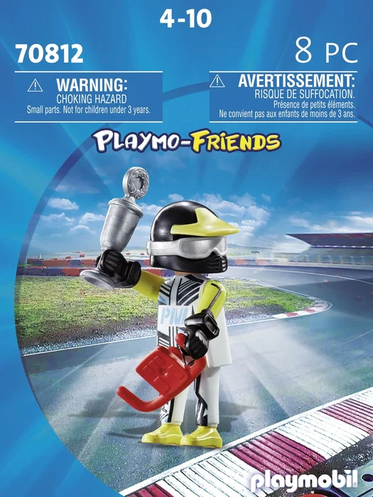Playmobil Figura Piloto de Carreras 70812 Multicolor
