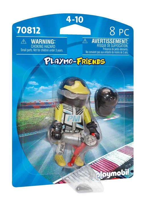 Playmobil Figura Piloto de Carreras 70812 Multicolor