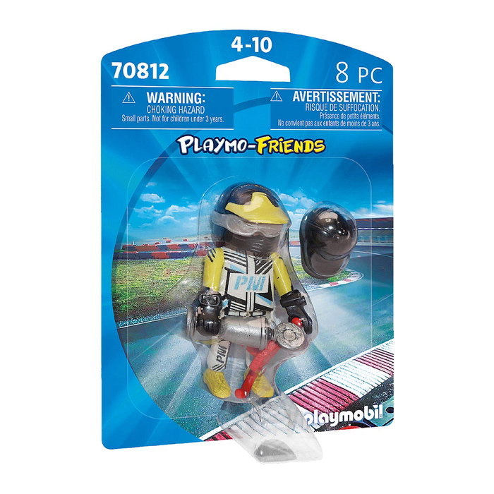 Playmobil Figura Piloto de Carreras 70812 Multicolor