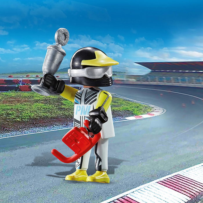 Playmobil Figura Piloto de Carreras 70812 Multicolor