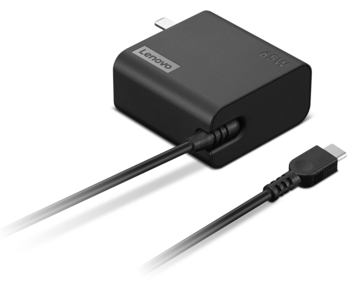 Lenovo Adaptador de Pared USB-C 65W Negro 4X21L54610 Lenovo Adaptador de Pared USB-C 65W Negro 4X21L54610
