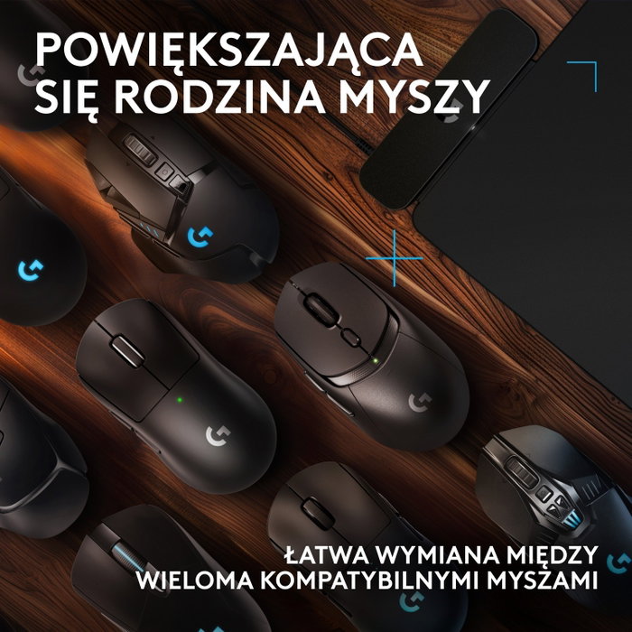 Logitech Powerplay 2 Alfombrilla Gaming con Carga Inalámbrica, Negro