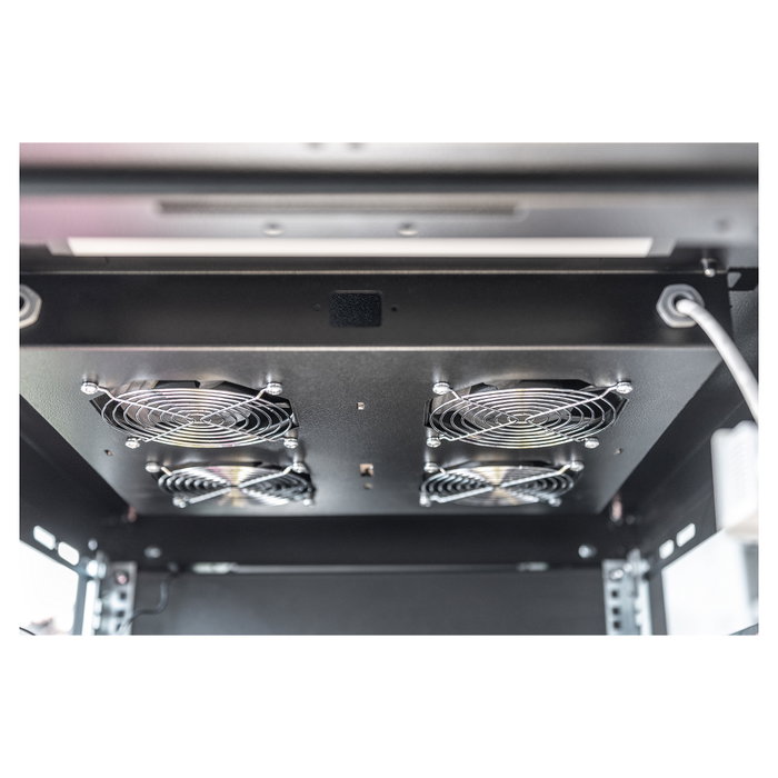 Digitus DN-19 FAN-4-B-N Unidad de refrigeración de techo con 4 ventiladores
