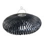 DKD Home Decor Pantalla de Bambú 80x80x30 con Techo Negro