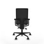 PIQUERAS Y CRESPO Silla de oficina Bormate Gris claro/Negro con mecanismo Asincro, lumbar 1D y brazos 2D