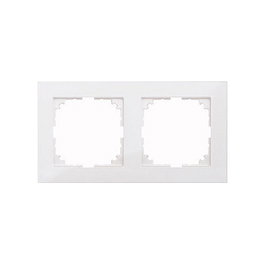 MERTEN MEG4020-3625 M-Pure-Rahmen Marco de 2 plazas blanco activo