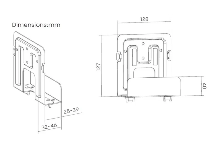 Equip 650896 Soporte Universal para Pared de TV, Dispositivos Multimedia, Routers, Mini PC, Media Player, Montaje Ajustable, 1 Kg Capacidad, Negro Equip 650896 Soporte Universal para Pared de TV, Dispositivos Multimedia, Routers, Mini PC, Media Player, Montaje Ajustable, 1 Kg Capacidad, Negro