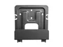Equip 650896 Soporte Universal para Pared de TV, Dispositivos Multimedia, Routers, Mini PC, Media Player, Montaje Ajustable, 1 Kg Capacidad, Negro