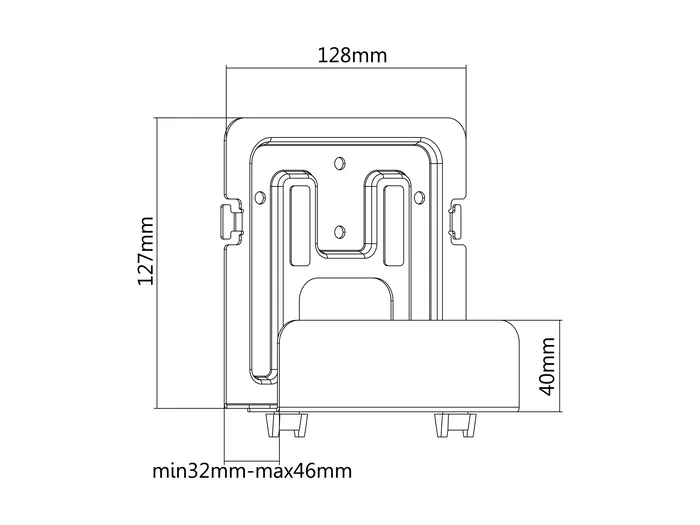 Equip 650896 Soporte Universal para Pared de TV, Dispositivos Multimedia, Routers, Mini PC, Media Player, Montaje Ajustable, 1 Kg Capacidad, Negro Equip 650896 Soporte Universal para Pared de TV, Dispositivos Multimedia, Routers, Mini PC, Media Player, Montaje Ajustable, 1 Kg Capacidad, Negro