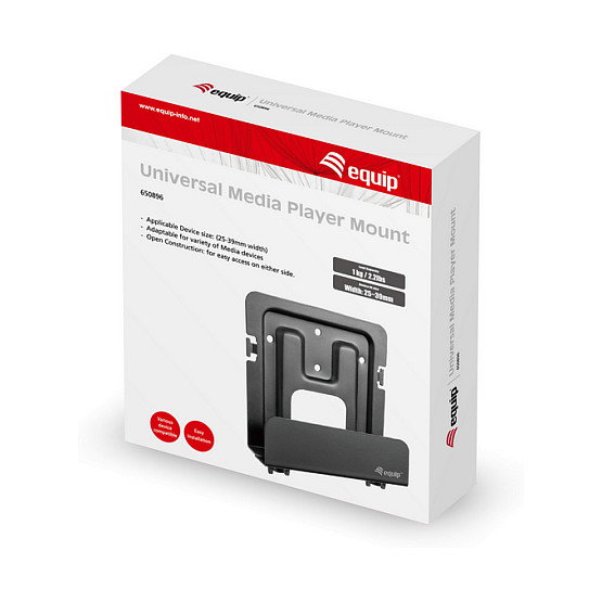 EQUIP Soporte Universal para Reproductor Multimedia 650896 Negro EQUIP Soporte Universal para Reproductor Multimedia 650896 Negro