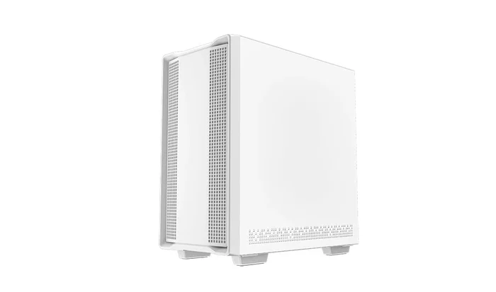 DeepCool CC360 WH ARGB Torre PC Mini ATX/ITX con Ventana de Cristal Templado, Blanco, Incluye 3 Ventiladores ARGB, Soporte para Gráficas Largas