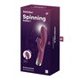 Vibrador Doble Estimulación Satisfyer Spinning Rabbit 1 Rojo