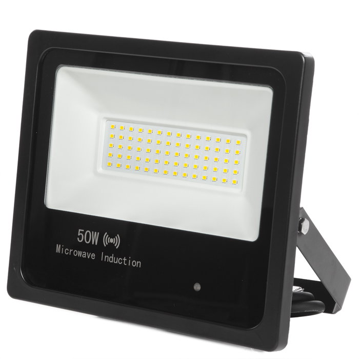 Proyector LED 50W 6000Lm 6000ºK IP65 con Detector de Movimiento Integrado 40.000H Proyector LED 50W 6000Lm 6000ºK IP65 con Detector de Movimiento Integrado 40.000H