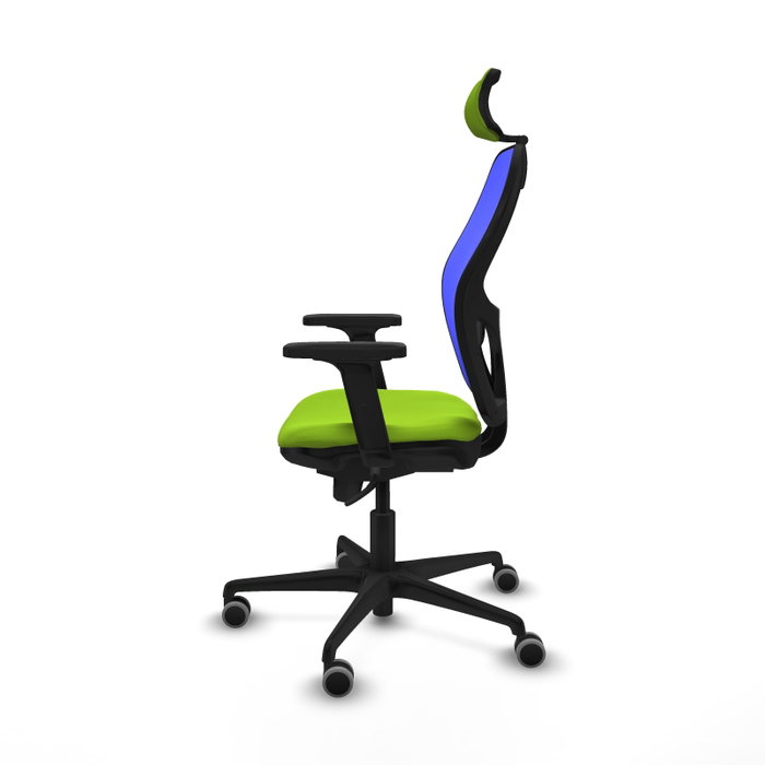 PIQUERAS Y CRESPO Silla de oficina Jorquera con mecanismo Sincro, Pistacho y Azul PIQUERAS Y CRESPO Silla de oficina Jorquera con mecanismo Sincro, Pistacho y Azul