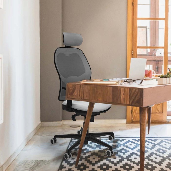 PIQUERAS Y CRESPO Silla de oficina Jorquera con mecanismo Sincro, Pistacho y Azul PIQUERAS Y CRESPO Silla de oficina Jorquera con mecanismo Sincro, Pistacho y Azul
