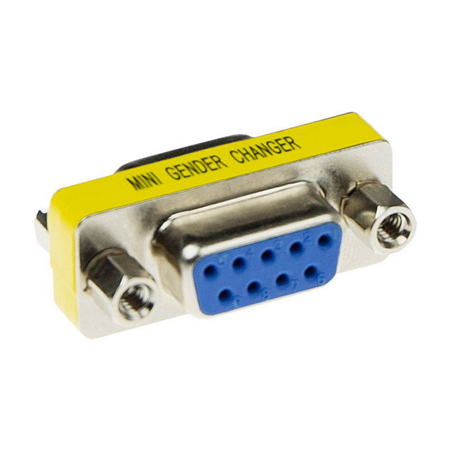 ACT Adaptador de género D-sub AB9035 9 pole Female a 9 pole Female ACT Adaptador de género D-sub AB9035 9 pole Female a 9 pole Female