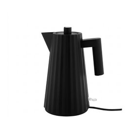 Alessi MDL06 B Pliss Hervidor Eléctrico 1.7L Acero Inoxidable Negro Enchufe UE