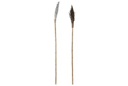 DKD Home Decor Ramas de Bambú y Seagrass 13x11x204 cm Surtido de 2