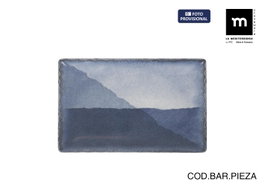 La Mediterranea Bandeja Rectangular Denim 20x13cm