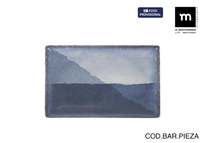 La Mediterranea Bandeja Rectangular Denim 20x13cm La Mediterranea Bandeja Rectangular Denim 20x13cm