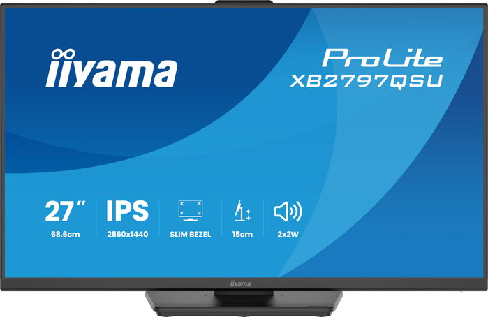 iiyama ProLite XB2797QSU-B1 Monitor 27 Pulgadas QHD IPS Negro