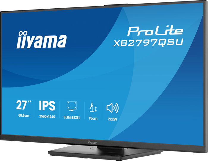 iiyama ProLite XB2797QSU-B1 Monitor 27 Pulgadas QHD IPS Negro