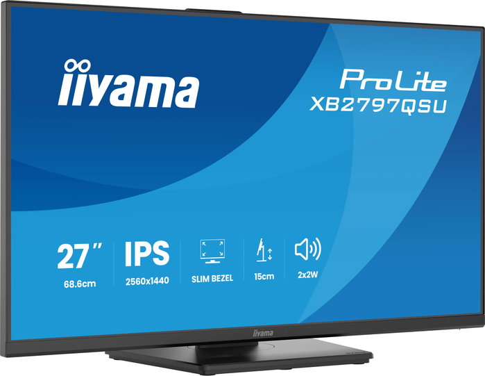 iiyama ProLite XB2797QSU-B1 Monitor 27 Pulgadas QHD IPS Negro
