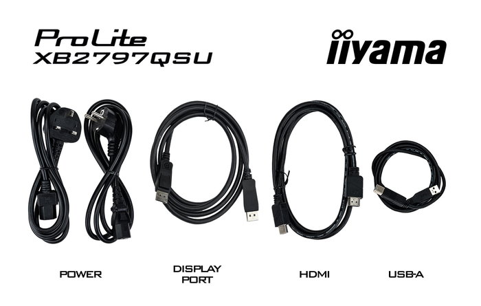 iiyama ProLite XB2797QSU-B1 Monitor 27 Pulgadas QHD IPS Negro